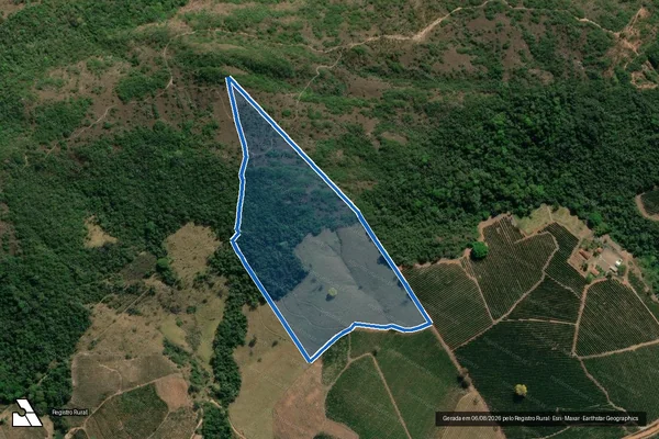 Imagem de satélite de Área 01 - Fazenda Prata  - Parcela 1 em Campos Gerais - MG