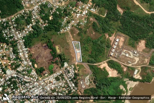 Imagem de satélite de Lote da Escola  Gleba Sacado  / Escola