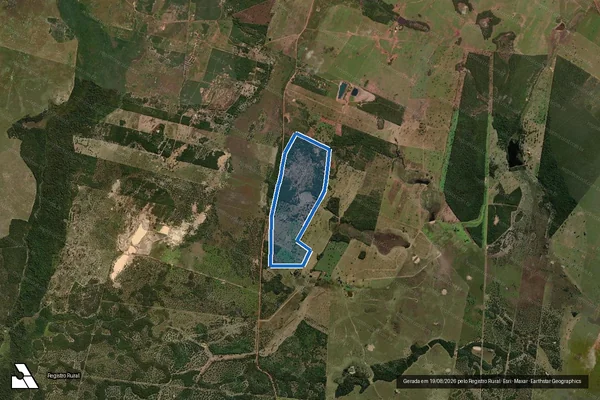 Imagem de satélite de Fazenda Sete Leões  - Parte 1 em Nossa Senhora do Livramento - MT