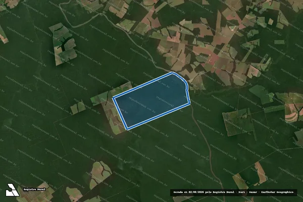 Imagem de satélite de Fazenda Ponta XI - Parte 1 em Nova Maringá - MT