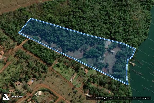 Imagem de satélite de Fazenda Sobradinho - Parcela 1 em Indianópolis - MG
