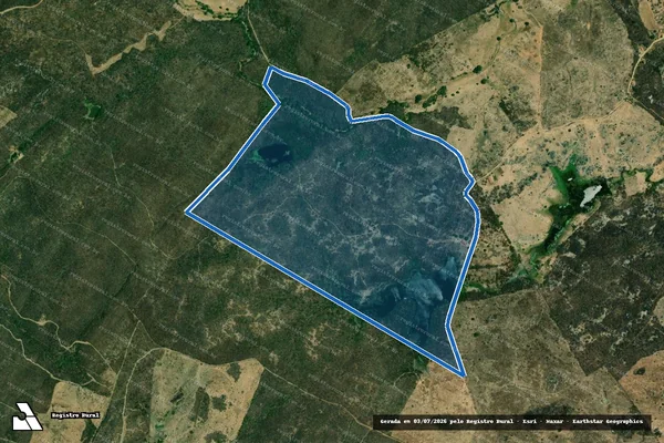 Imagem de satélite de SITIO LOGRADOURO - PARCELA 02 em Itaporanga - PB