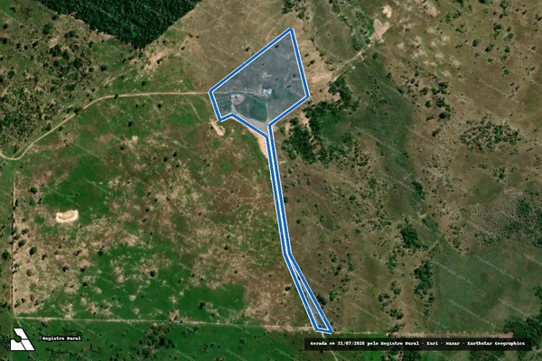 Imagem de satélite de Fazenda Conquista - Sede - Parte 4 em Caracol - MS