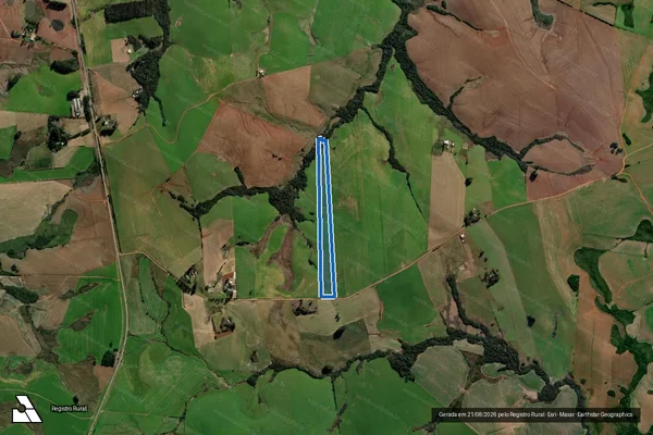 Imagem de satélite de Agropecuária Primavera - Herdeira Renata Stéfani em Tupanciretã - RS