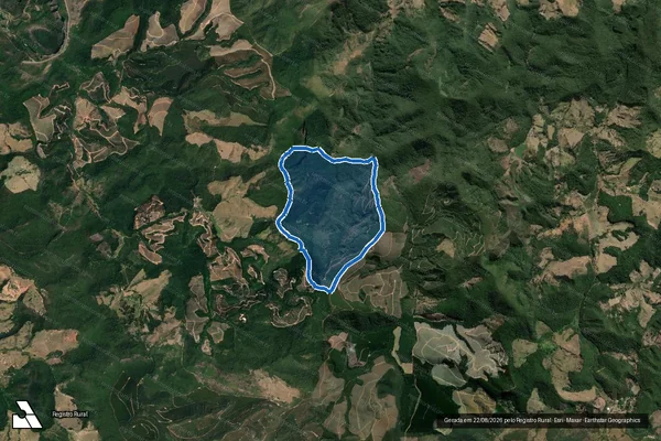 Imagem de satélite de Fazenda Prequeté - Parte 1 em Antônio Dias - MG