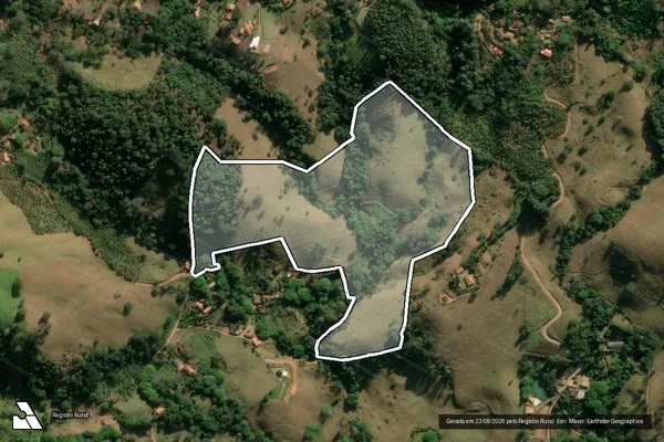 Imagem de satélite de Sítio São João - Quinhão 5e6 em Gonçalves - MG