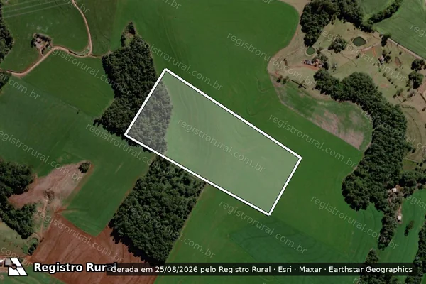 Imagem de satélite de COLONIA MUQUILAO ? LOTE 71-E - Parte 1 em Roncador - PR