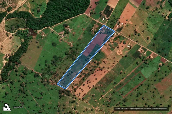 Imagem de satélite de FAZENDA SANTA ROSA - LOTE 37 em Rio Negro - MS