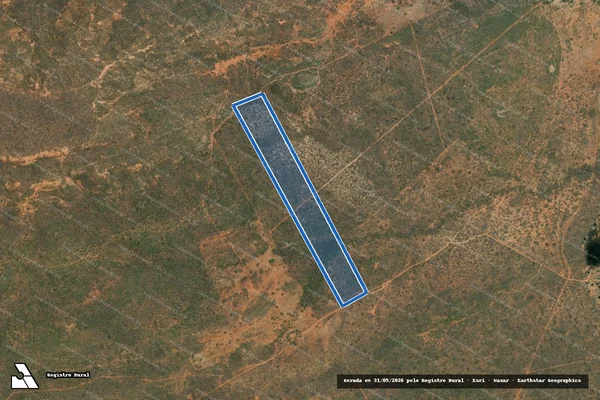 Imagem de satélite de FAZENDA CAMPO VERDE - Sítio Campo Verde (Parcela 13) em Inajá - PE