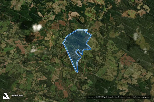 Imagem de satélite de Fazenda Várzea Grande em Guarapuava - PR