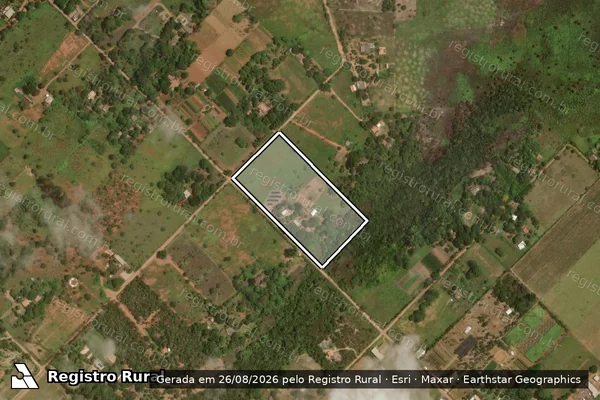 Imagem de satélite de Fazenda Monjolos - Parcela 1 em Brasília - DF