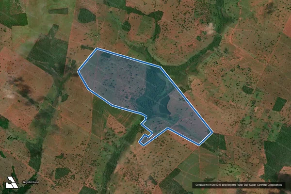Imagem de satélite de FAZENDA GUARDA MOR - Parte 1 em União de Minas - MG