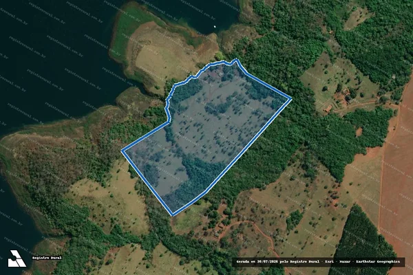 Imagem de satélite de Fazenda Macaúbas - Fazenda Macaúbas em Pedrinópolis - MG
