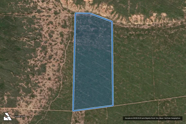 Imagem de satélite de FAZENDA ALBERGARIA DO PINDOBA - GLEBA 13 em Tucano - BA
