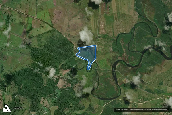 Imagem de satélite de Fazenda Cannes - Gleba B em Canavieiras - BA