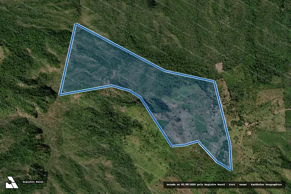 Imagem de satélite de FAZENDA FAZENDINHA - PARCELA REMANESCENTE em Governador Edison Lobão - MA