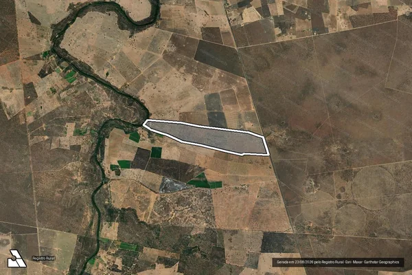 Imagem de satélite de Fazenda Lagoa Formosa - Fazenda Lagoa Formosa gleba II em Verdelândia - MG