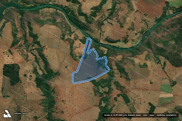 Imagem de satélite de FAZENDA VEREDA - GLEBA 03 em Ituiutaba - MG