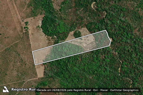 Imagem de satélite de FAZENDA DEUS ME DEU, LOTE 5, DO LOTEAMENTO DENOMINADO FAZENDA LAGOA DO ROMÃO - LOTE 02 em Peixe - TO