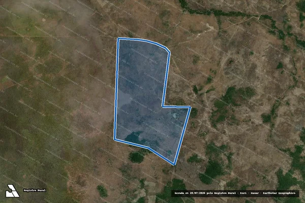 Imagem de satélite de FAZENDA NAZARE I - 02 em Coroatá - MA