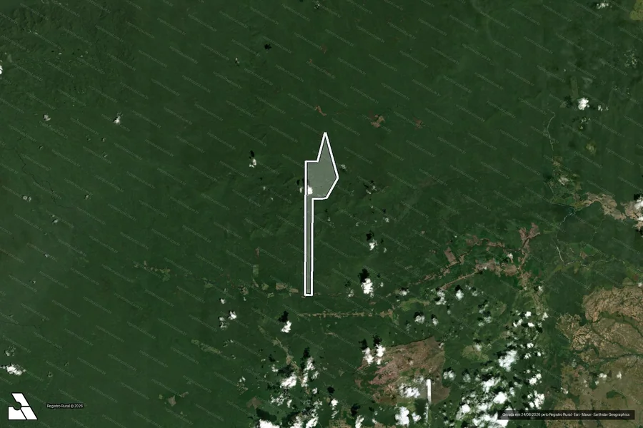 Imagem aérea do item B