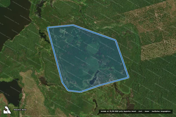 Imagem de satélite de FAZENDA BELO HORIZONTE - PARCELA 01 em Bacabal - MA