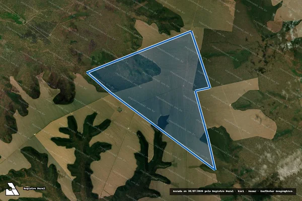 Imagem de satélite de Fazenda Cachimbo Lote 04 - Fazenda Cachimbo Lote4 em Mirador - MA