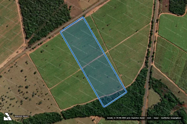 Imagem de satélite de FAZENDA SANTA LUZIA - Área ?C? em Costa Rica - MS
