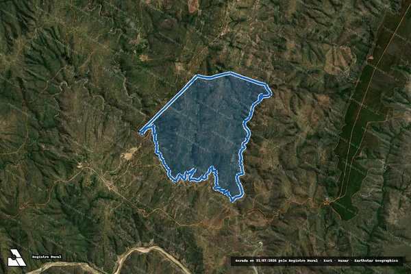 Imagem de satélite de Fazenda Ribeirão de Areia - Parte 1 em Grão Mogol - MG