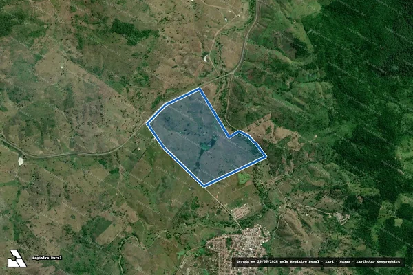 Imagem de satélite de FAZENDA AMPARO - Parte 1 em Santa Cruz da Vitória - BA