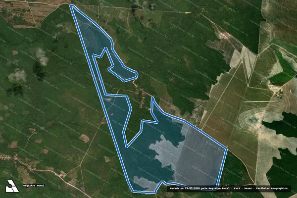 Imagem de satélite de Fazenda Rio Prata - RIO PRATA II em São Benedito do Rio Preto - MA