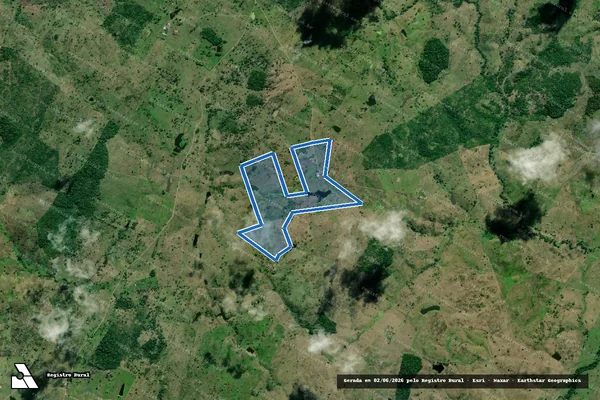 Imagem de satélite de Fazenda Conceição - Parte 1 em Itapé - BA