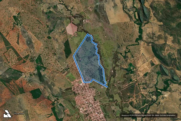Imagem de satélite de FAZENDA RIACHO DOS CAVALOS - 001 em Natalândia - MG
