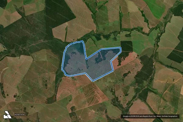 Imagem de satélite de Fazenda Santa Terezinha - Parte 1 em Amambai - MS