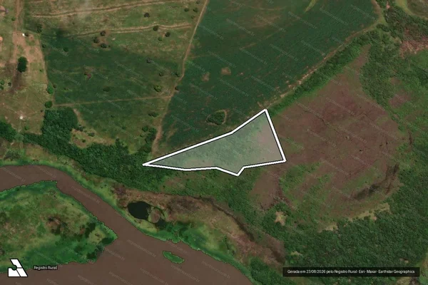 Imagem de satélite de FAZENDA SÃO JOÃO - Gleba B3 em Santa Rita do Pardo - MS