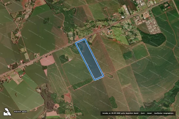 Imagem de satélite de Lote Rural 266 e P/ 267 - Lote Rural 266 e P/ 267 em Santa Terezinha de Itaipu - PR