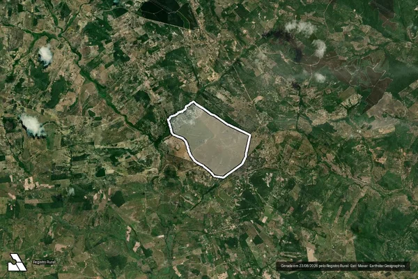 Imagem de satélite de FAZENDA ALELUIA - Gleba 01 em Catu - BA