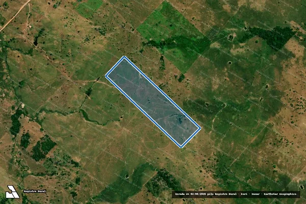 Imagem de satélite de Lote 118-B da Gleba 72 do PIC Padre Adolpho Rohl - Parcela 1 em Jaru - RO