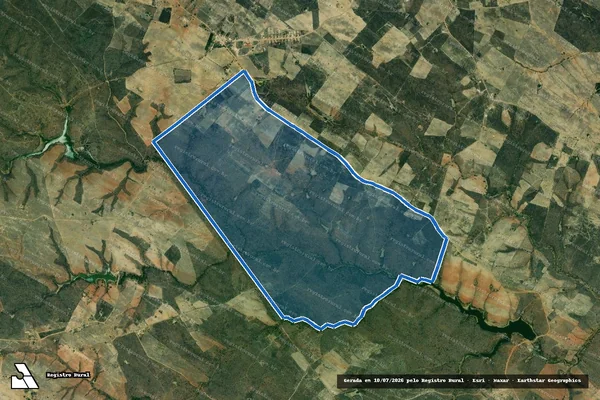 Imagem de satélite de PROJETO DE ASSENTAMENTO PRIMEIRO DE MAIO Parte01 - Parte 1 em Monte Alegre de Sergipe - SE