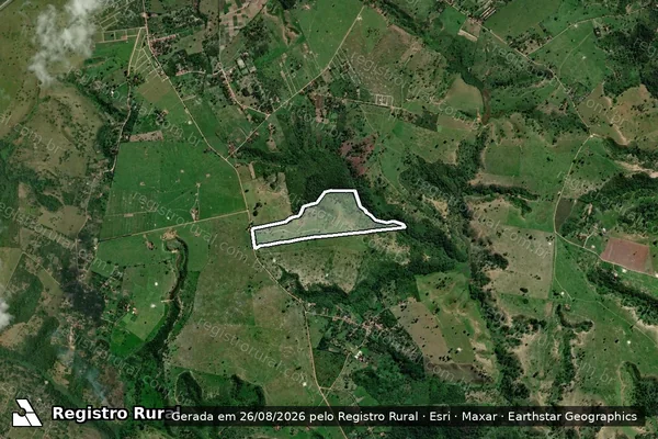 Imagem de satélite de FAZENDA GRANDE - Parte 1 em Conceição do Jacuípe - BA