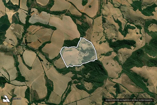 Imagem de satélite de Fazenda da Serra - Fazenda da Serra em Piedade do Rio Grande - MG