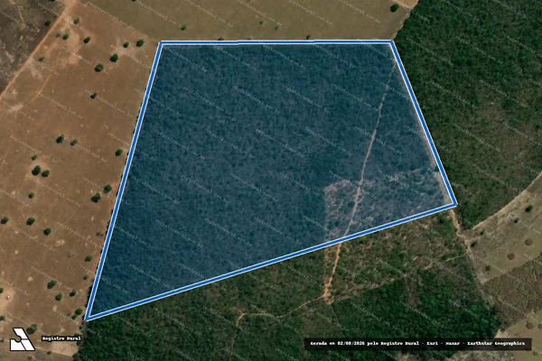 Imagem de satélite de FAZENDA SÃO JOAQUIM - Gleba B DESMEMBRADA em Sucupira - TO