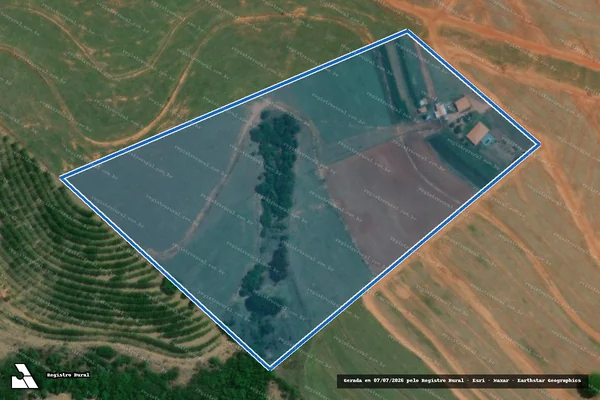 Imagem de satélite de Chácara São Judas Tadeu - Parte 1 em Pongaí - SP