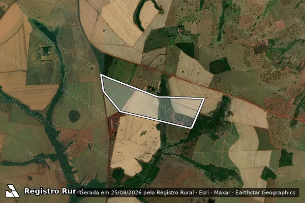Imagem de satélite de FAZENDA MONTE ALTO ? PERDIZES - 001 em Iturama - MG