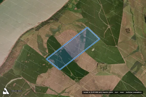 Imagem de satélite de FAZENDA LARANJITO - GLEBA C em Uruguaiana - RS
