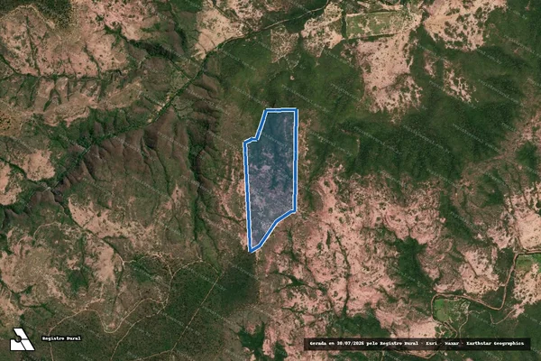 Imagem de satélite de FAZENDA FORQUILHA - Parte 3 em Lassance - MG