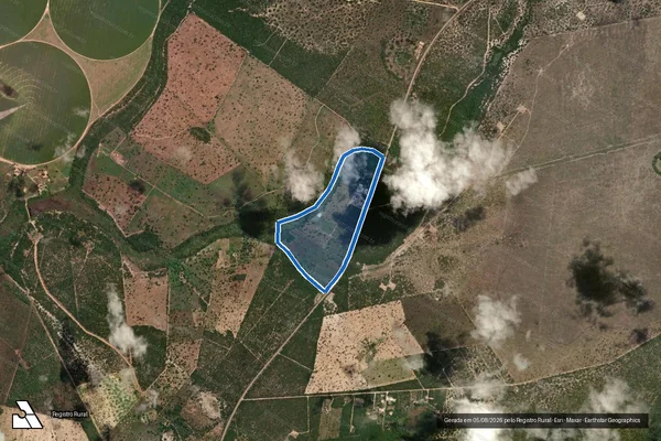 Imagem de satélite de Fazenda Ipoeira - Parcela 1 em Arinos - MG