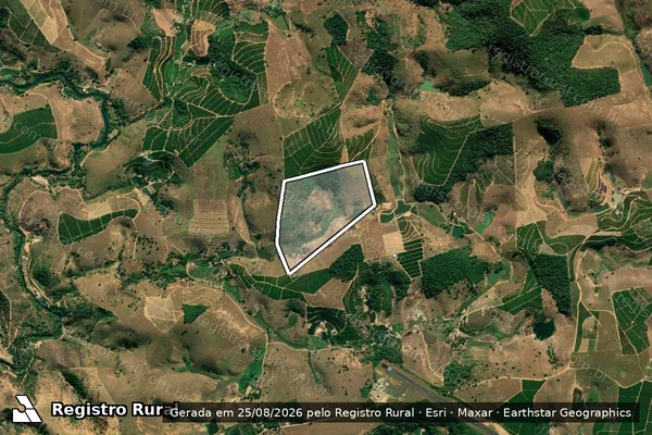 Imagem de satélite de FAZENDA SANTA FÉ - Parte 1 em Colatina - ES