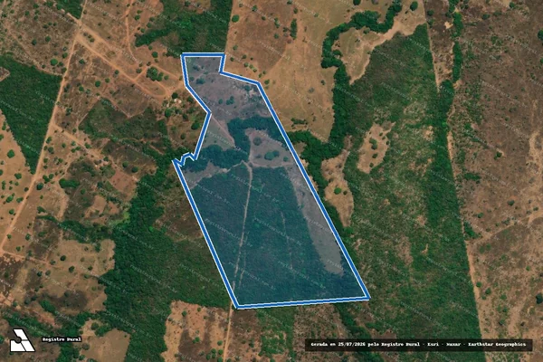 Imagem de satélite de Fazenda Gado Branco - PARTE 02 em Palmeirópolis - TO