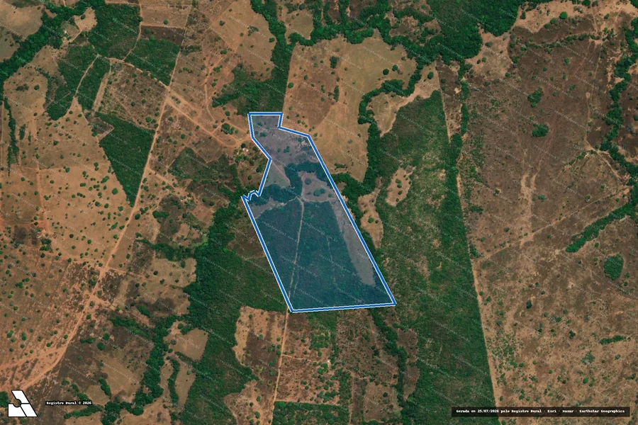 Imagem aérea do item B
